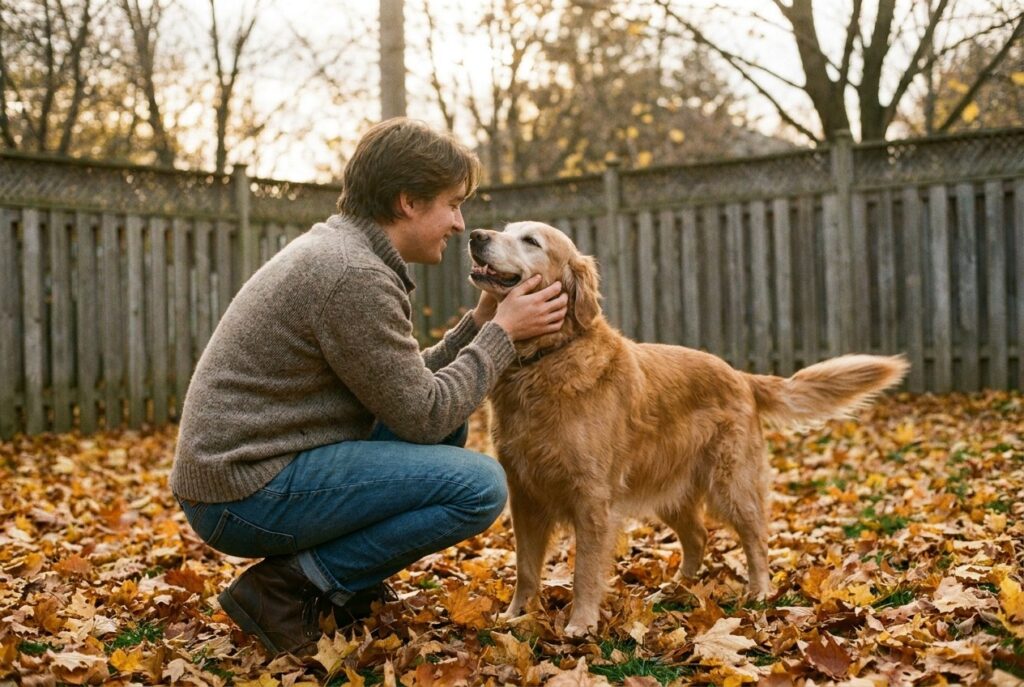 Autumn Yard Hazards for Burlington Dogs: Mushrooms, Mould and Leaf Piles